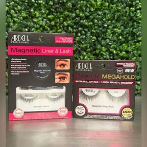 Ardell Magnetic Invisiband Lash Set and Mega hold lashes